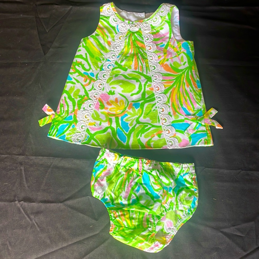 Lilly Pulitzer girls dress 6-9 Mo